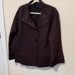 Hilary Radley for Thermore Women’s Quilted Plum/Purple Jacket / Size M / Pockets